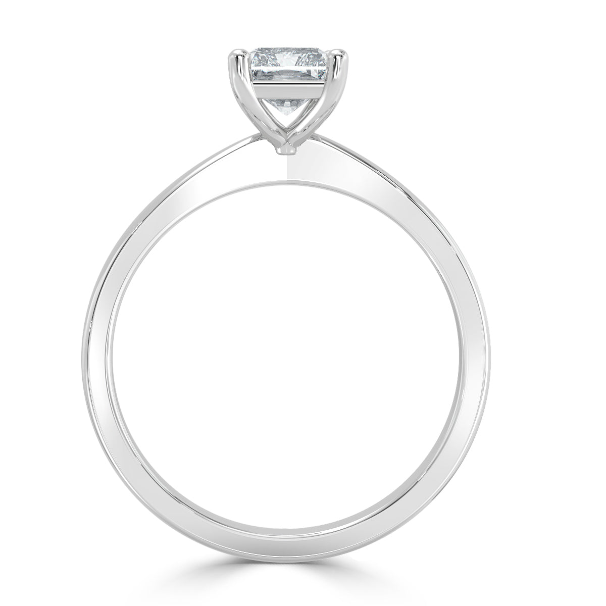 Classic Radiant Cut Diamond Engagement Ring