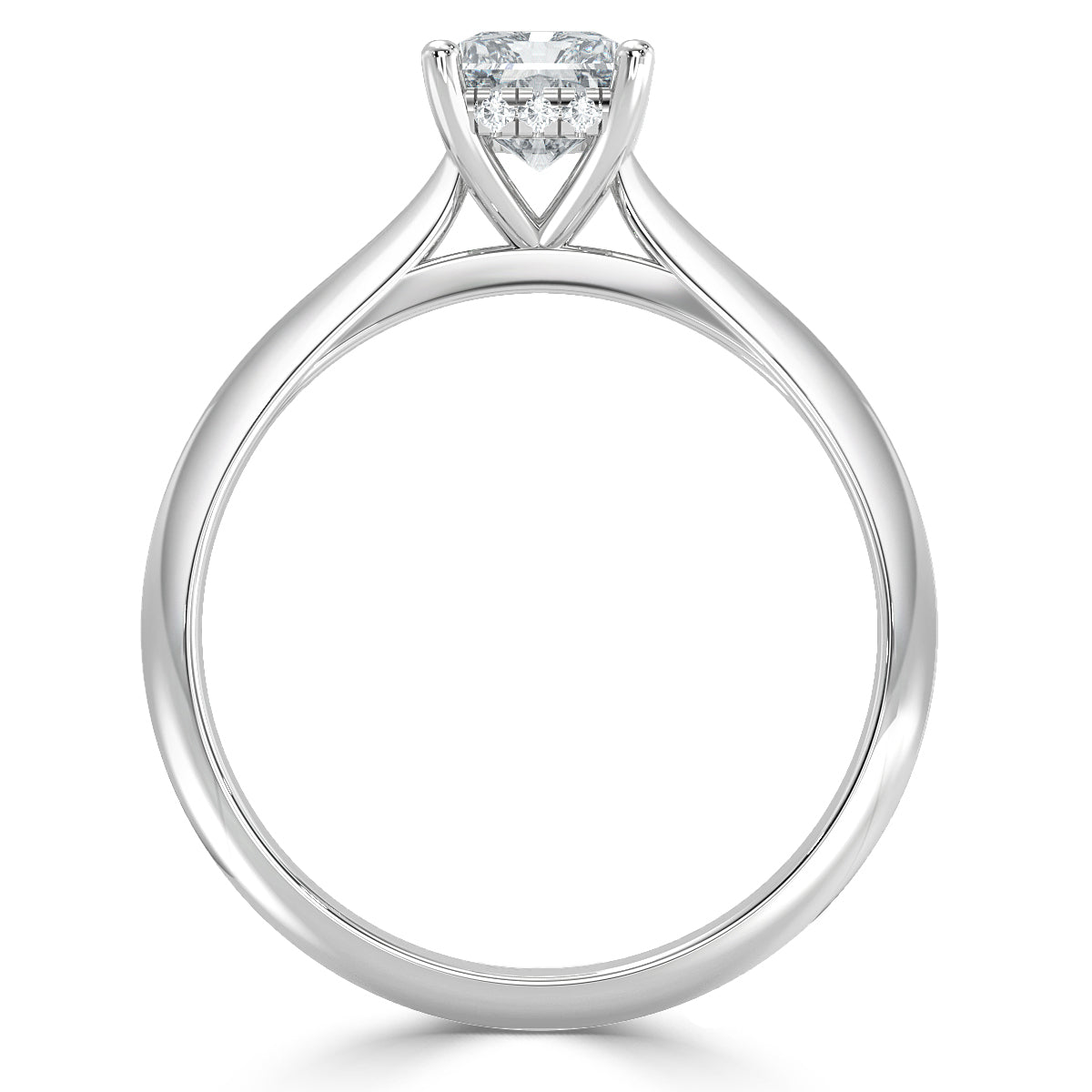 Classic Radiant Cut Solitaire Ring