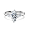 Marquise With Pear Trilogy Engagement Ring