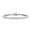 Princess Cut Tennis Bracelet In White Gold