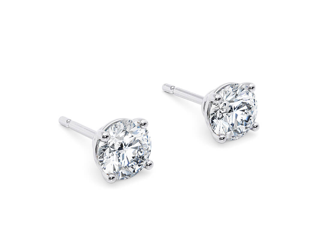 Round Diamond Studs