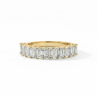 Emerald-Cut Diamond Band