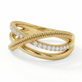 Bezel Diamond Band Ring