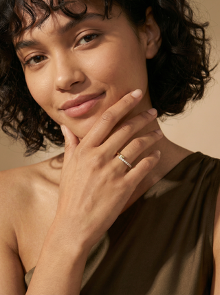 Open Pavé Diamond Wrap Ring